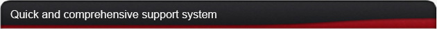 Quick and comprehensive support system